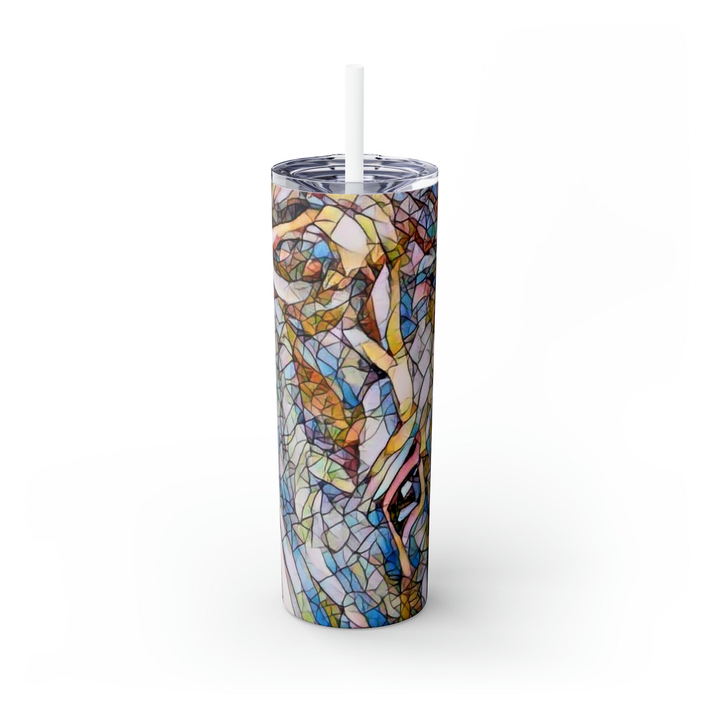 Skinny Tumbler with Straw, 20oz