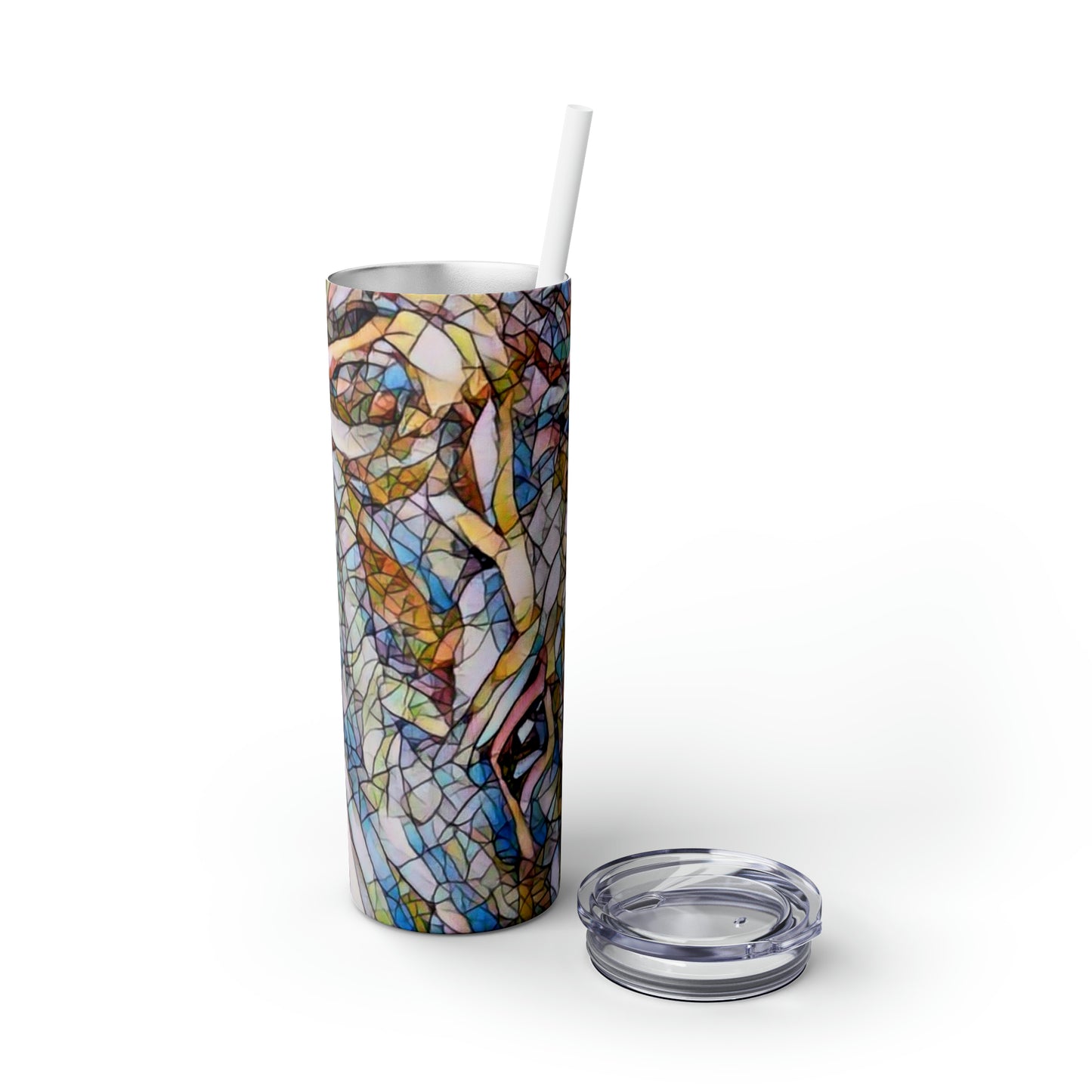 Skinny Tumbler with Straw, 20oz